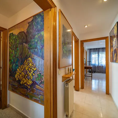 فيلة Lux Gallery Familiar Piscina Privada Barbacoa Aire Acondicionado يوريت دي مار