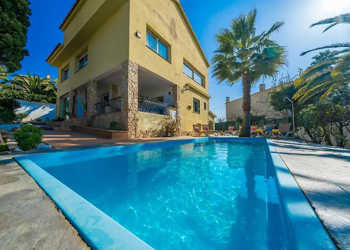 Villa Lux Gallery Familiar Piscina Privada Barbacoa Aire Acondicionado Lloret de Mar